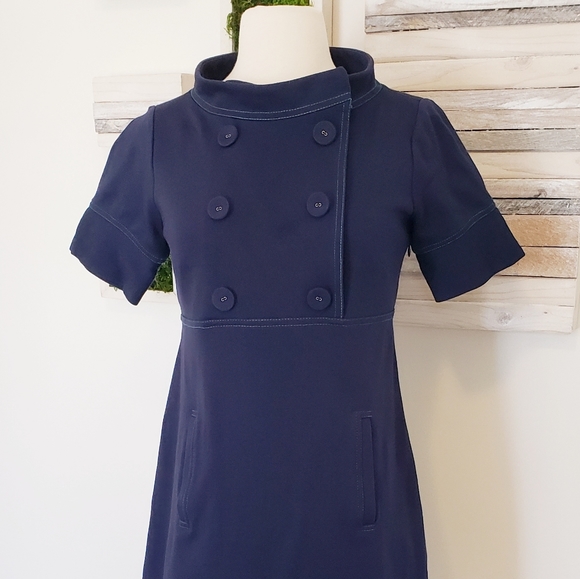 Laundry by Shelli Segal button detail mini dress 6 - Picture 2 of 12